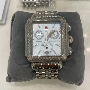 Michele Watch - Deco Diamond Chronograph - Great Condition